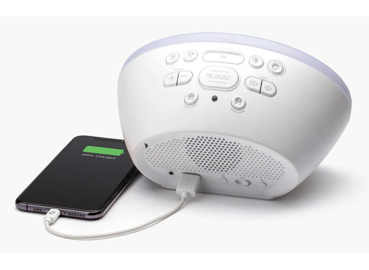 iHome Sunrise Alarm Clock with Sleep Sounds and USB Charging - IZBT3W
