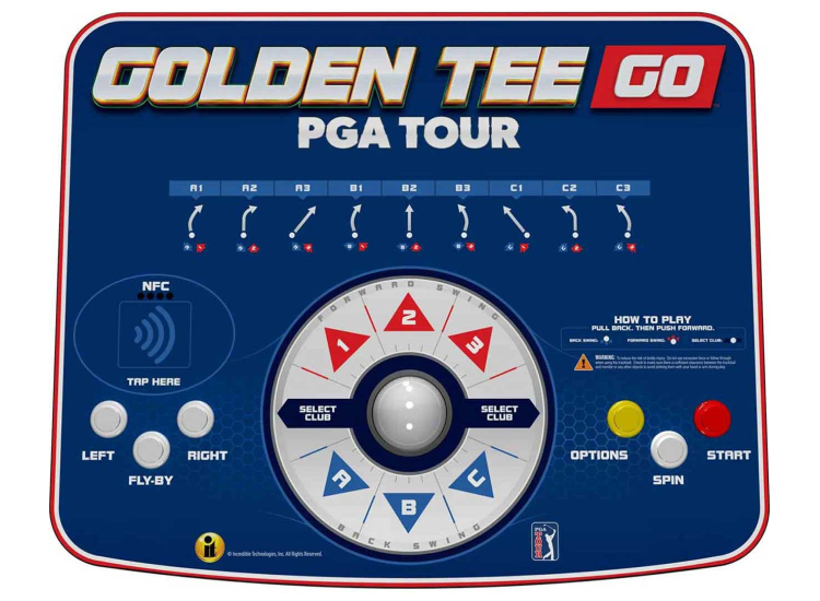 Incredible Technologies Golden Tee Go PGA TOUR 2026 Edition - 925411000