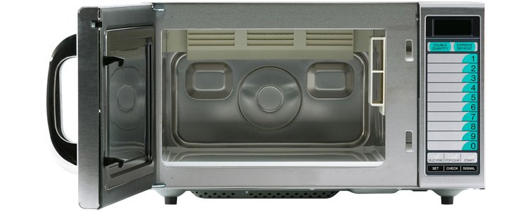 Sharp 1 Cu. Ft. Stainless Commercial Microwave R21LVF | Abt
