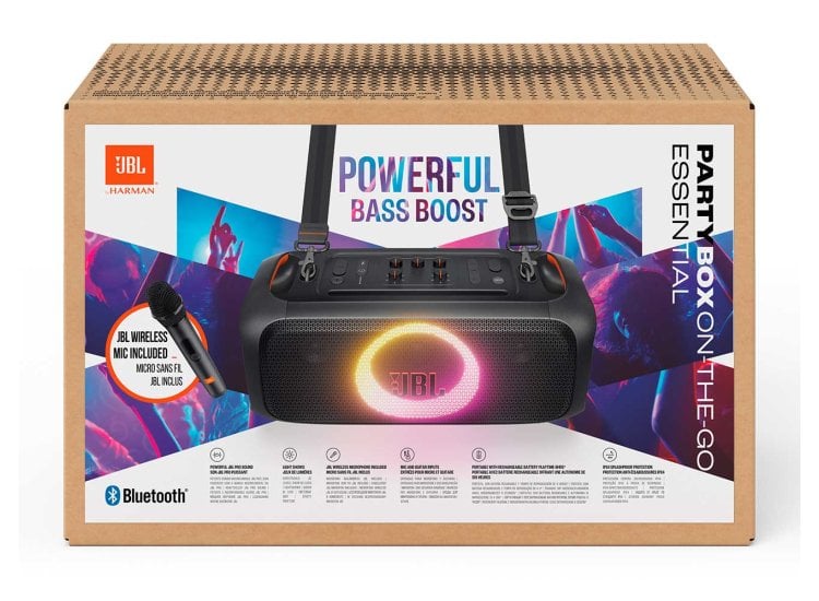 JBL PartyBox On-The-Go Essential Party Speaker Abt