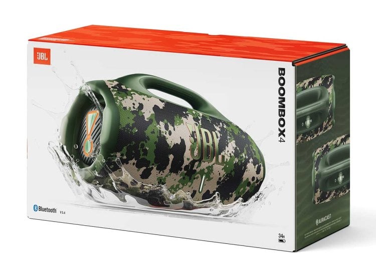 JBL Boombox Portable Speaker Camo JBLBOOMBOX4SQUADAM Abt