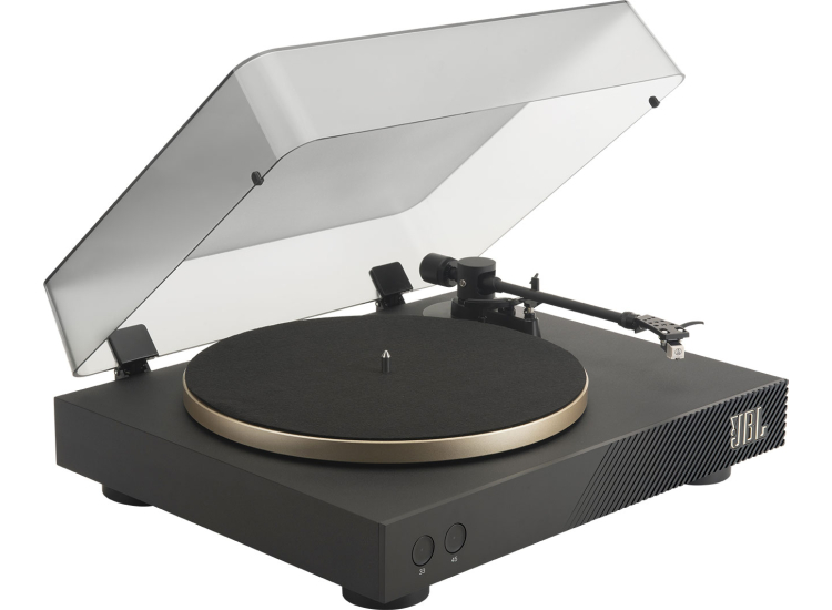JBL Bluetooth Turntable Spinner BT in Black and Gold - JBLSPINNERBTGLLDAM