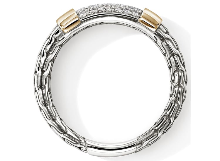 John Hardy JH Essential Pave Ring - Size 7 - RZZP988702DIX7
