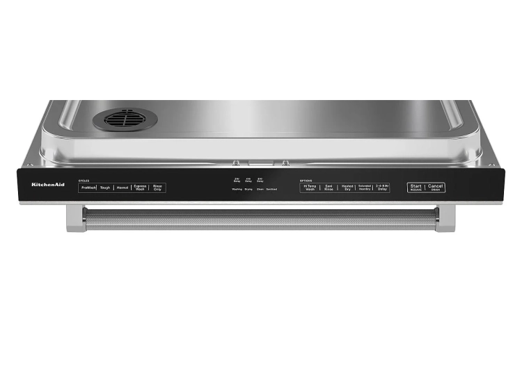 KitchenAid 24" PrintShield Stainless Steel Dishwasher With Third Level Utensil Rack - KDTE204KPS