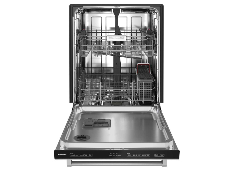 KitchenAid Two-Rack Dishwasher With ProWash Cycle 24-Inch in Print Shield Stainless Steel - KDTE104KPS