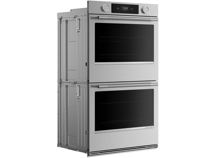 KitchenAid Smart Double Wall Oven with Assisted Cooking Modes in PrintShield Stainless Steel - KOED730SPS