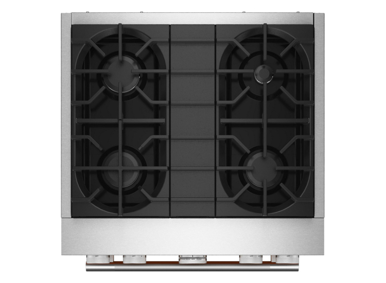 KitchenAid Commercial-Style Dual Fuel Range with No Preheat Air Fry Mode 30-Inch Wide in Stainless Steel - KFDS930SSS
