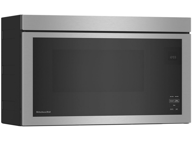 KitchenAid 1.1 Cu. Ft. Over-The-Range Microwave with Flush Built-In Design in PrintShield Stainless Steel - KMMF330PPS