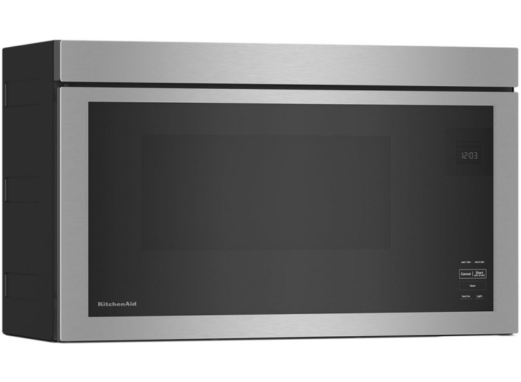 KitchenAid 1.1 Cu. Ft. Over-The-Range Microwave with Flush Built-In Design in Stainless Steel - KMMF330PSS