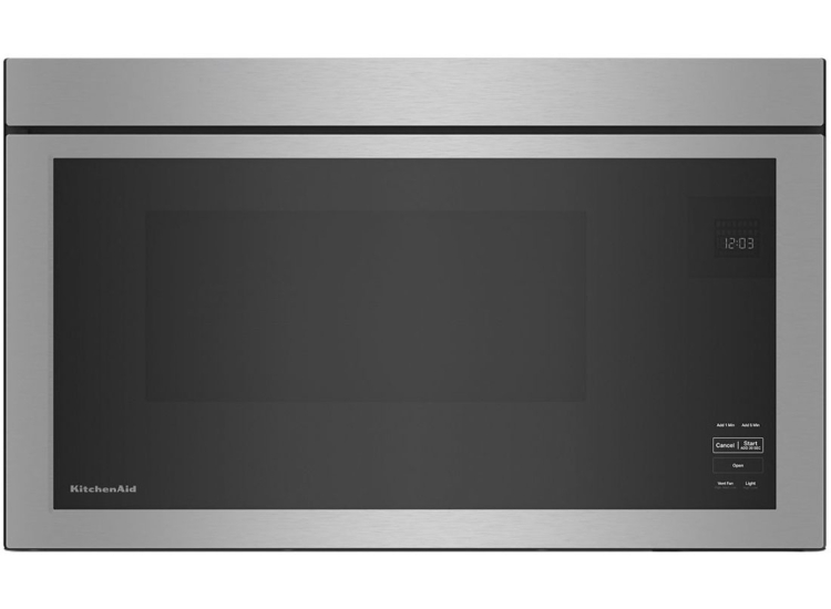 KitchenAid 1.1 Cu. Ft. Over-The-Range Microwave with Flush Built-In Design in Stainless Steel - KMMF330PSS