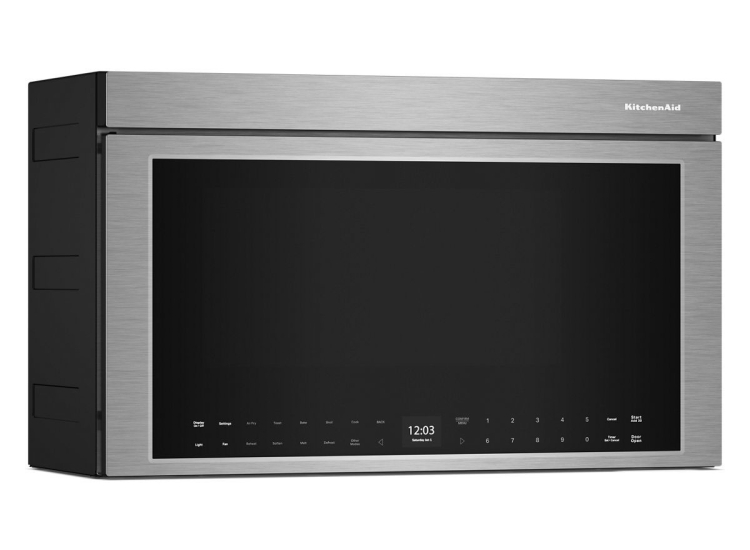 KitchenAid Multifunction Over-the-Range Microwave in PrintShield Stainless Steel - KMMF530PPS