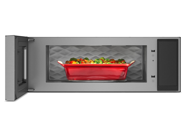 KitchenAid Smart Low Profile Microwave Hood Combination 30-Inch in Fingerprint Resistant Stainless Steel - KMML550RPS