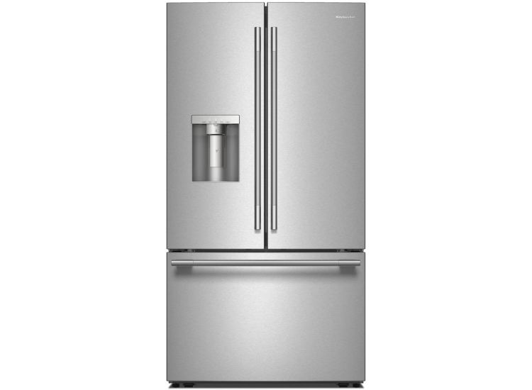 KitchenAid 30 Cu. Ft. French Door Refrigerator 36-Inch Wide in PrintShield Stainless Steel - KRFF436SPS