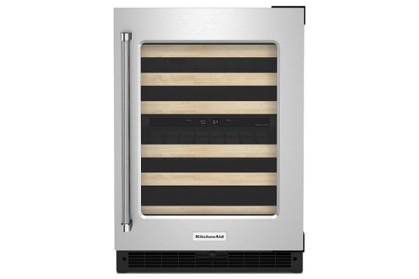 Kitchenaid 24 Stainless Wine Cellar Kuwr214ksb Abt Kitchenaid 24 Stainless Wine Cellar Kuwr214ksb Abt