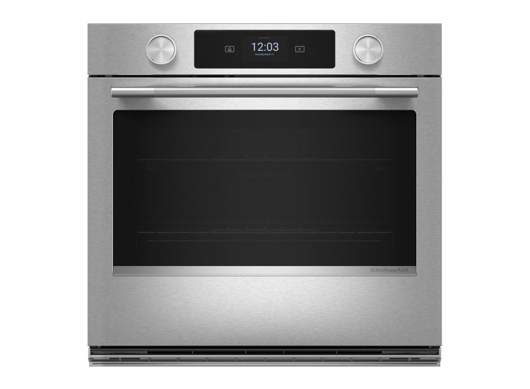 KitchenAid Smart Single Wall Oven 30 in. Stainless -KOES730SPSS | Abt