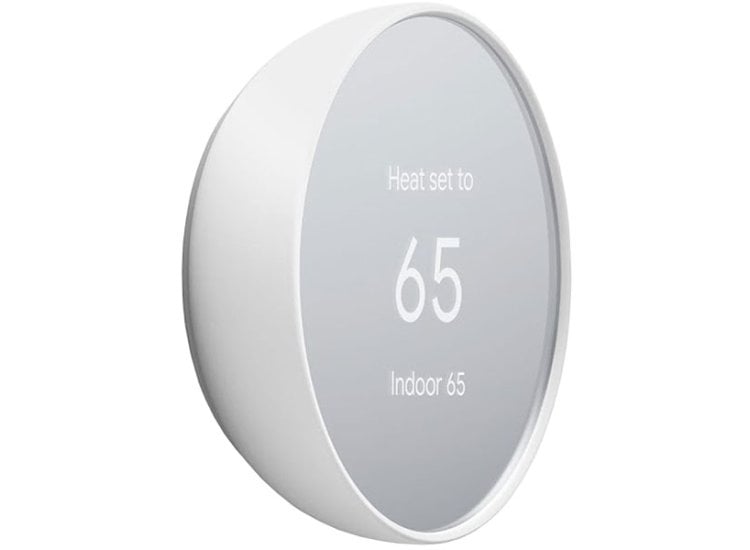 Google Nest Snow White Thermostat GA01334-US Abt