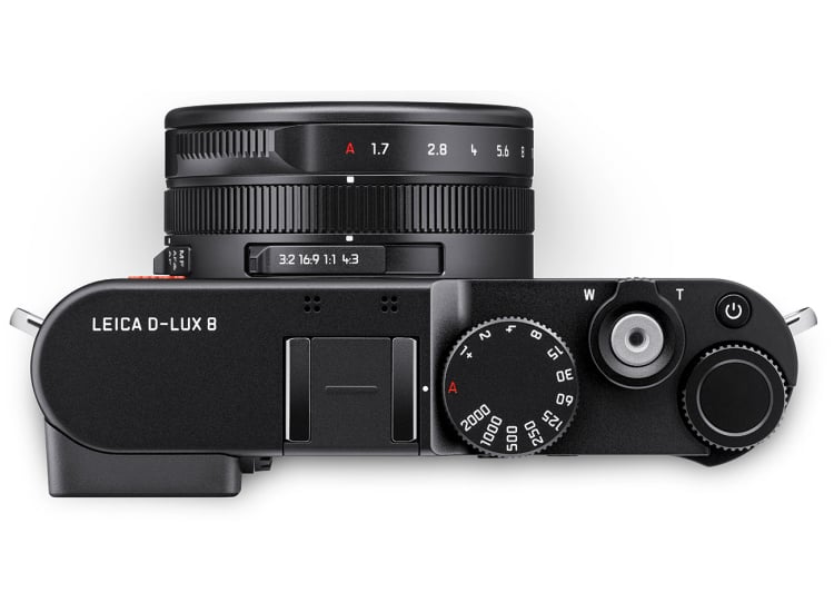 Leica D-Lux 8 Digital Camera 17MP 10.9-34mm f/1.7-2.8 DC Vario-Summilux in Black - 19191