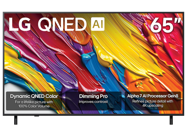LG 65 inch Class QNED AI 4K QNED82A Series Smart TV (2025)