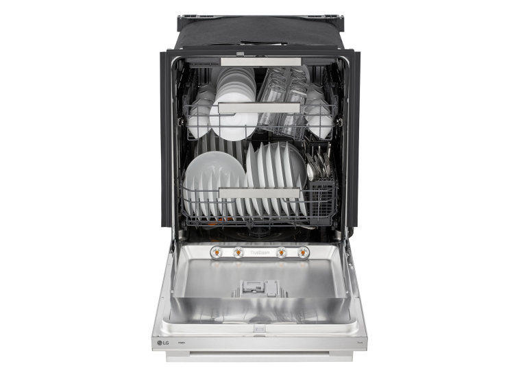 LG Top Control Dishwasher with QuadWash Pro 24 Inch in Stainless Steel - LDNTH753S