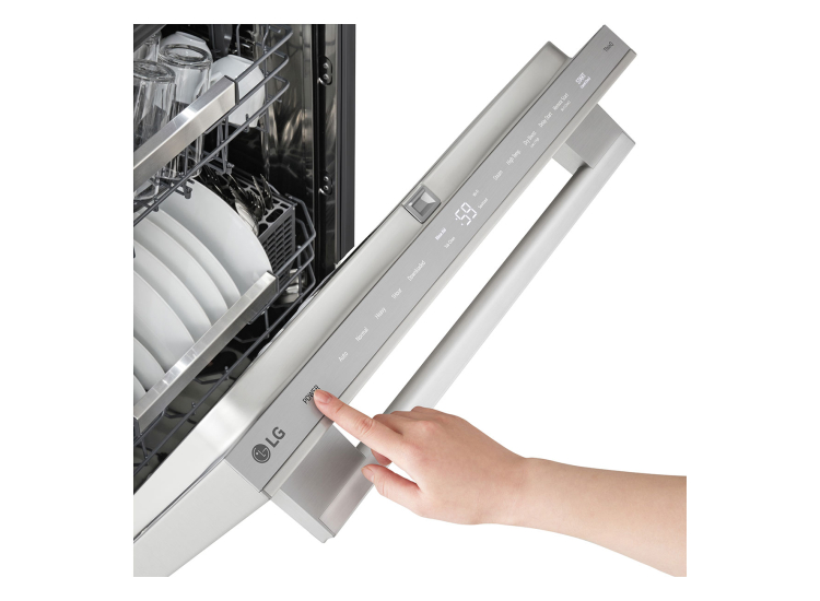 LG Top Control Dishwasher with QuadWash Pro 24 Inch in Stainless Steel - LDNTH753S