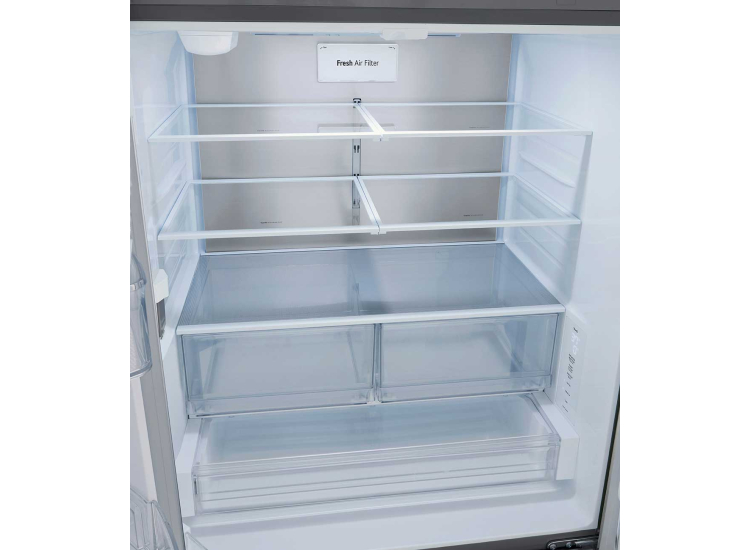 LG 26.5 Cu. Ft. Counter-Depth MAX French Door Refrigerator 36-Inch Wide in PrintProof Stainless Steel - LRFLC2716S