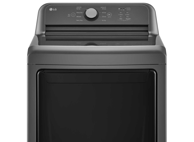 LG Electric Dryer 7.3 Cu. Ft. With Sensor Dry in Grey - DLE6100M