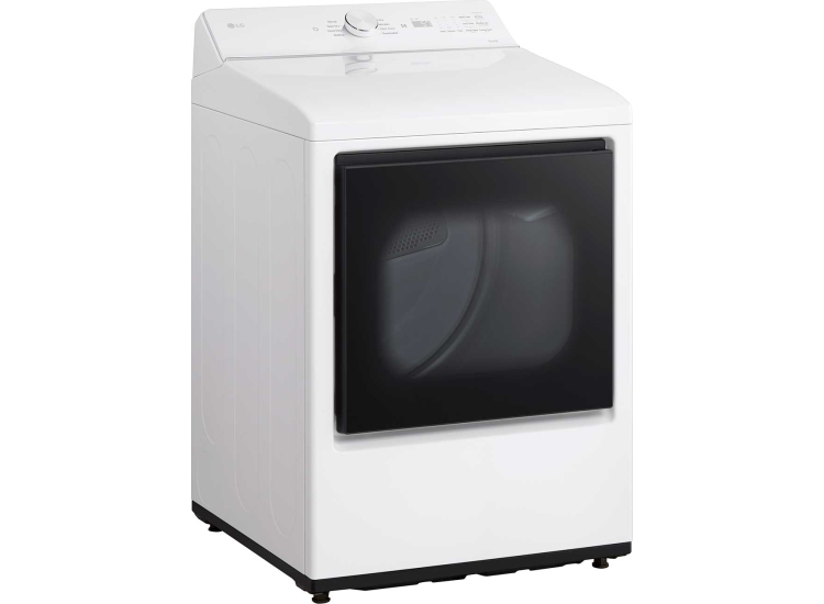 LG Ultra Large Capacity Gas Dryer with AI Sensing 7.3 Cu. Ft. in White - DLG8201W