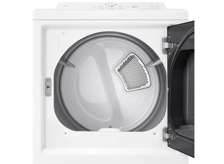 LG Ultra Large Capacity Gas Dryer with AI Sensing 7.3 Cu. Ft. in White - DLG8201W