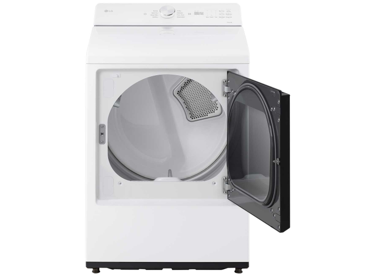 LG Ultra Large Capacity Gas Dryer with AI Sensing 7.3 Cu. Ft. in White - DLG8201W
