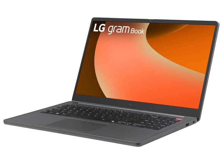 LG gram Book Laptop 15.6-Inch Intel Core i5-1334U 8GB RAM 512GB SSD in Titan Silver - 15U50T-G.ARS2U1
