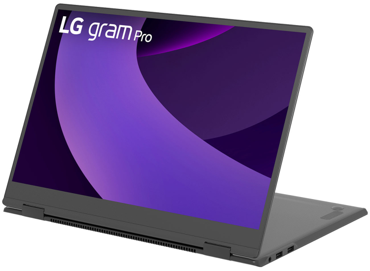 LG gram Pro 2-in-1 OLED Laptop 16-Inch Intel Core Ultra 7 255H 32GB RAM 2TB SSD, Intel Arc Graphics in Black - 16T90TP-K.ADB7U1