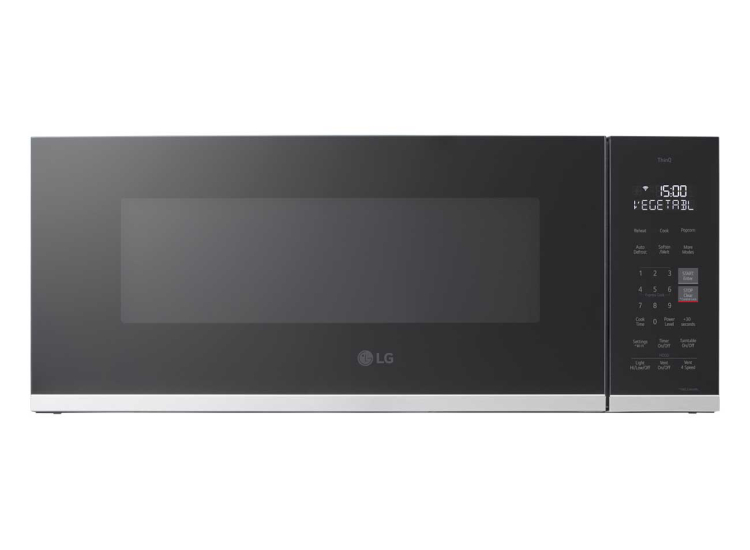 LG Over-the-Range Microwave Smart Low Profile 1.3 Cu. Ft. in Stainless Steel - MVEF1323F