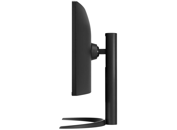 LG UltraWide Computer Monitor 34-Inch Curved WQHD 100Hz HDR10 with USB-C in Black - 34WR55QK-B