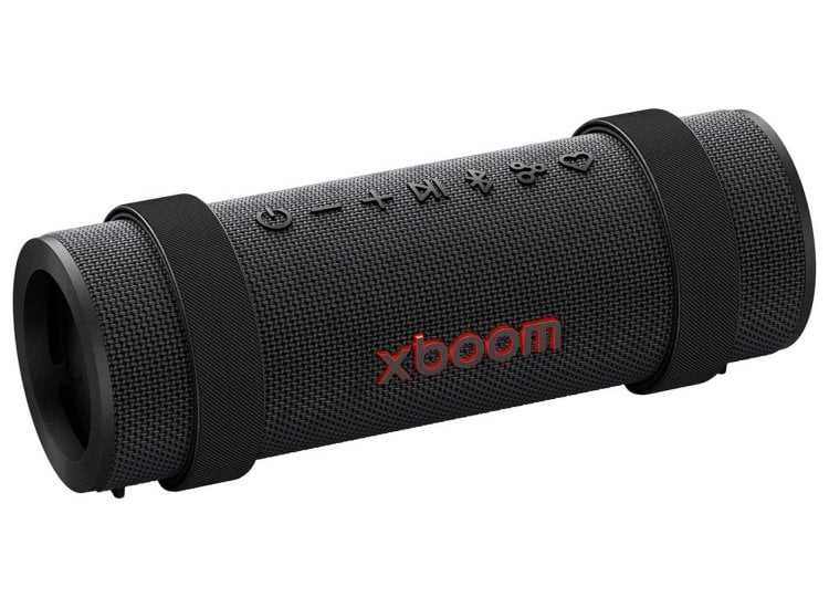LG xboom Grab Portable Bluetooth Speaker in Black - GRABC.AUSAWBK