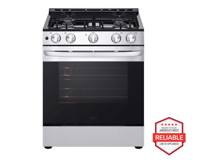 LG Slide-In Gas Range 5.8 Cu. Ft. in Stainless Steel - LSGL5830S