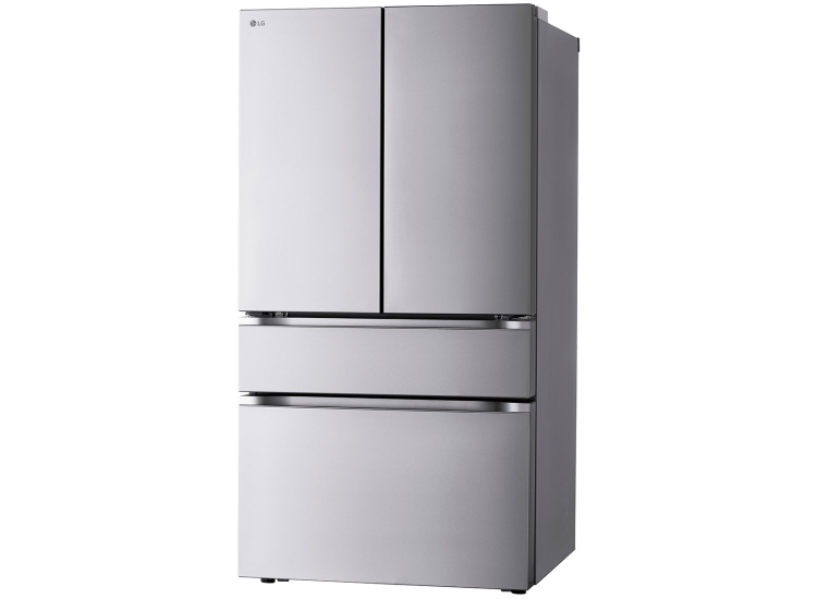 LG 29.6 Cu. Ft. 4-Door French Door Refrigerator with Pocket Handles 36-Inch Wide in PrintProof Stainless Steel - LF30S8210S