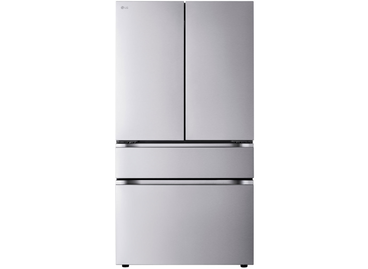 LG 29.6 Cu. Ft. 4-Door French Door Refrigerator with Pocket Handles 36-Inch Wide in PrintProof Stainless Steel - LF30S8210S