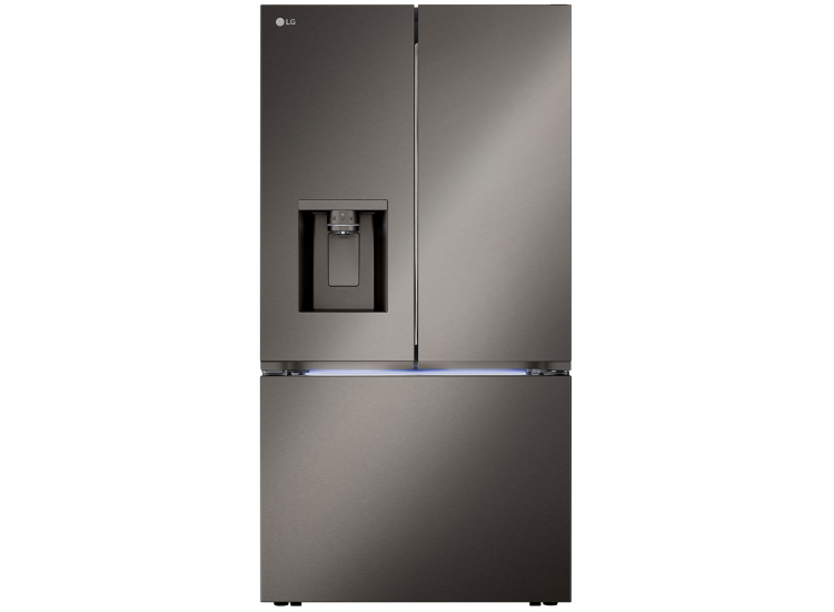 LG 26 Cu. Ft. Counter-Depth French Door Refrigerator 36-Inch Wide ADA in PrintProof Black Stainless Steel - LRYXC2606D