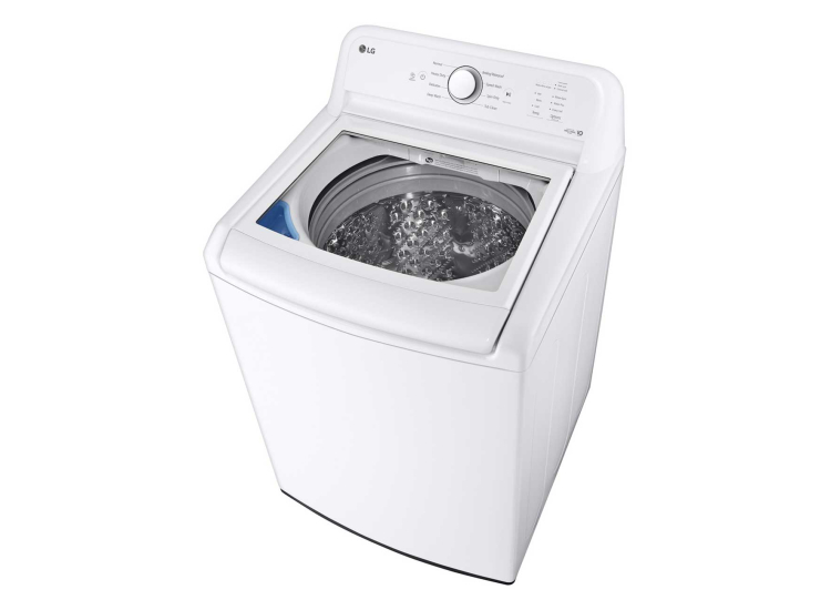 LG Top Load Washer With TurboDrum Technology 4.3 Cu. Ft. in White - WT6100CW