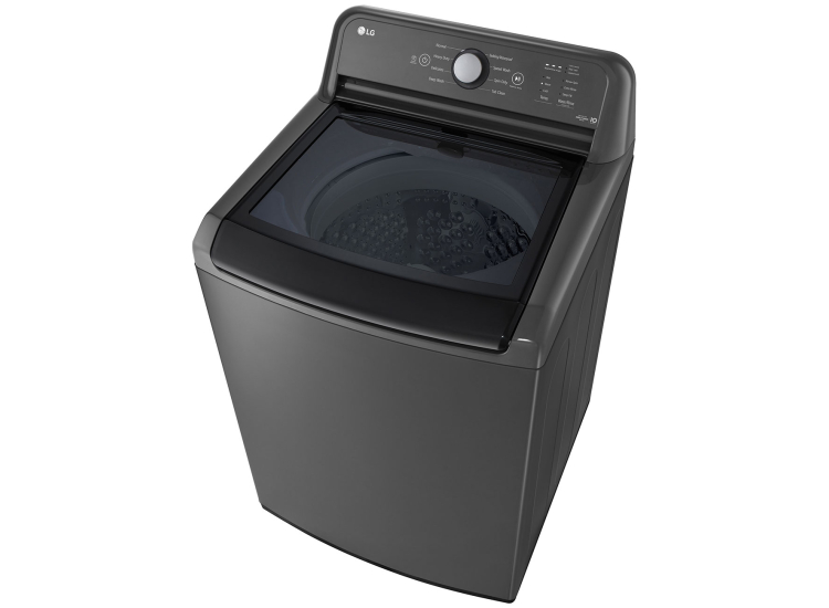 LG Top Load Washer 4.1 Cu. Ft. With Agitator And SlamProof Glass Lid in Grey - WT6105CM