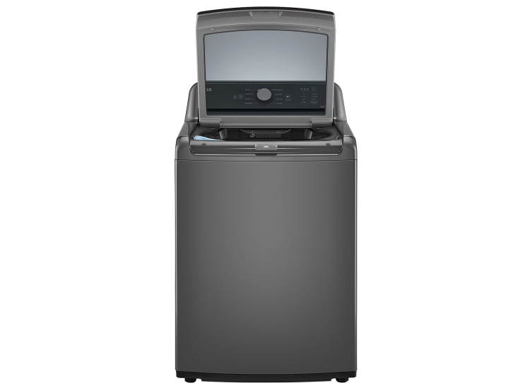 LG Top Load Washer 4.1 Cu. Ft. With Agitator And SlamProof Glass Lid in Grey - WT6105CM