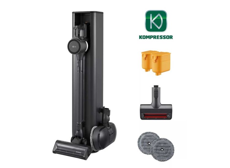 LG CordZero All-in-One Cordless Stick Vacuum in Black A949KTMS Abt
