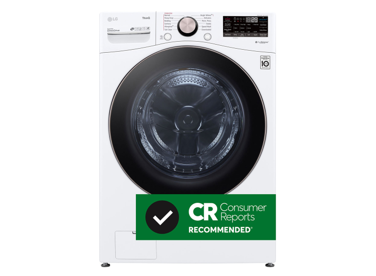 LG 4.5 Cu. Ft. White Smart Wi-Fi Enabled Front Load Washer With TurboWash 360 And Built-In Intelligence - WM4000HWA