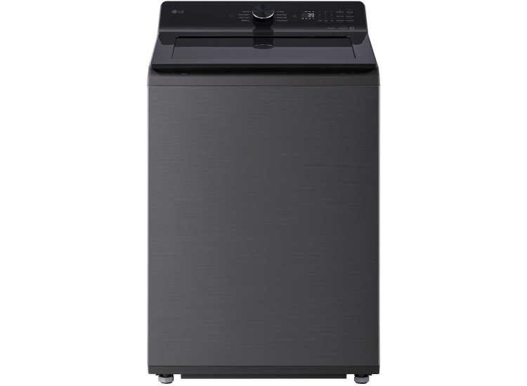 LG Smart Top Load Washer with EasyUnload and AI Sensing 5.0 Cu. Ft. in Black - WT8200CL