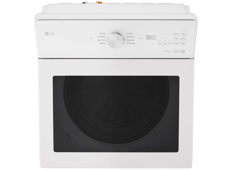 LG Smart Top Load Washer with EasyUnload and AI Sensing 5.0 Cu. Ft. in White - WT8200CW