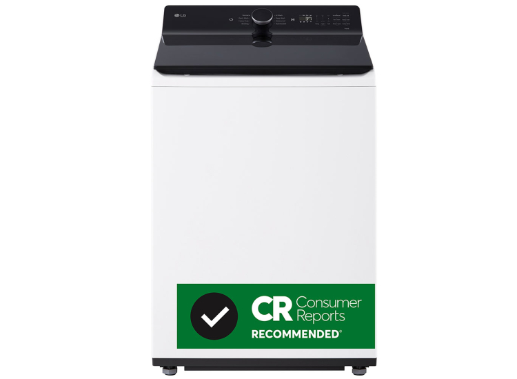LG Top Load Washer Smart With AI Sensing 5.3 Cu. Ft. in Alpine White - WT8405CW