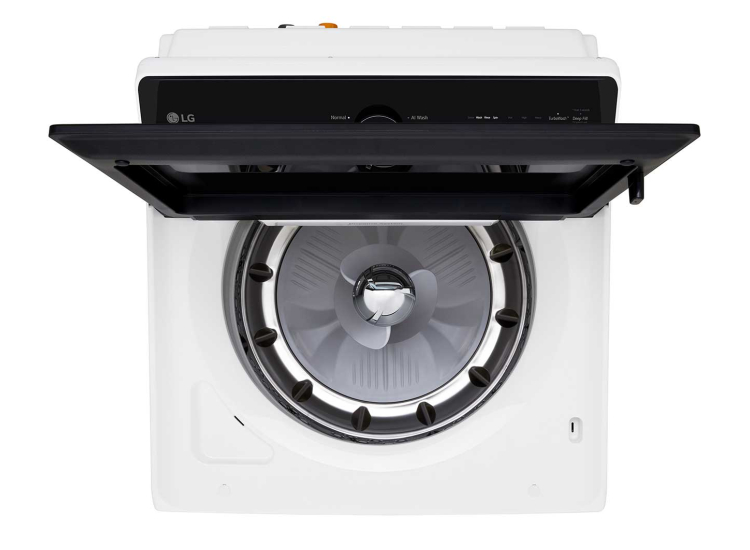 LG Top Load Washer Smart With AI Sensing 5.3 Cu. Ft. in Alpine White - WT8405CW