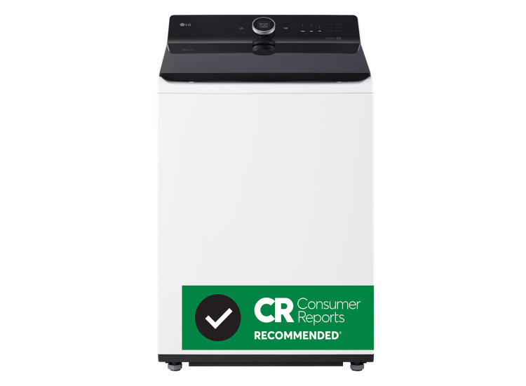 LG Top Load Washer Smart With AI Sensing 5.5 Cu. Ft. in White - WT8600CW