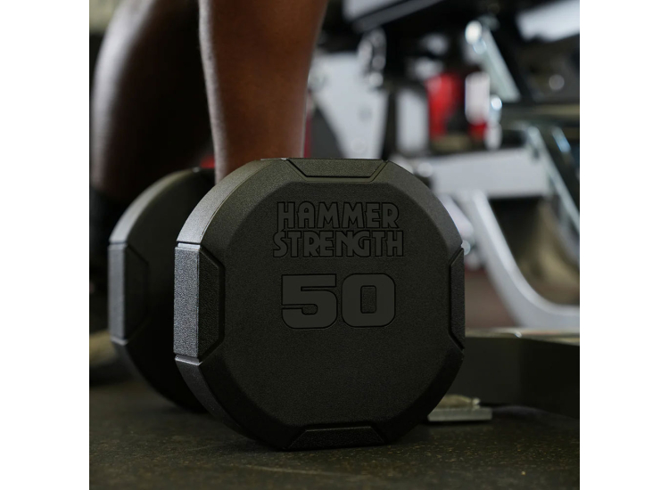 Dumbbell Hs Code Life Fitness Hammer Strength 55 lb Rubber Dumbbell - HSDB311801
