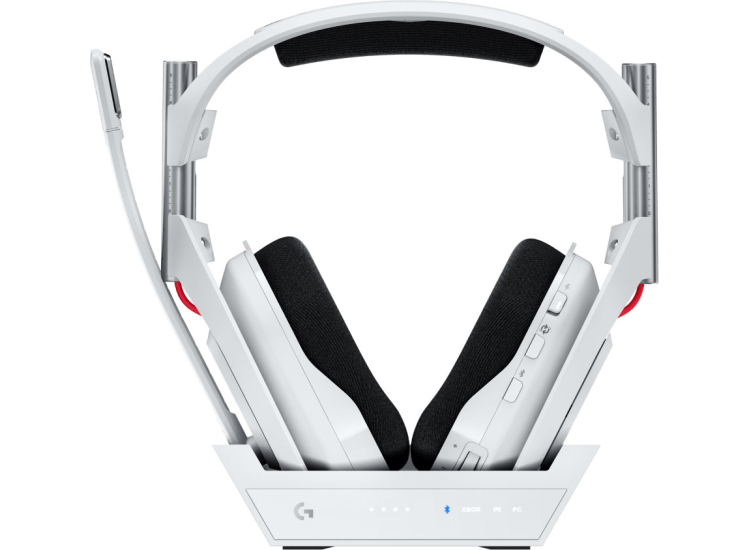 Logitech ASTRO A50 (Gen 5) LIGHTSPEED Wireless Gaming Headset + Base Station in White - 939-002229